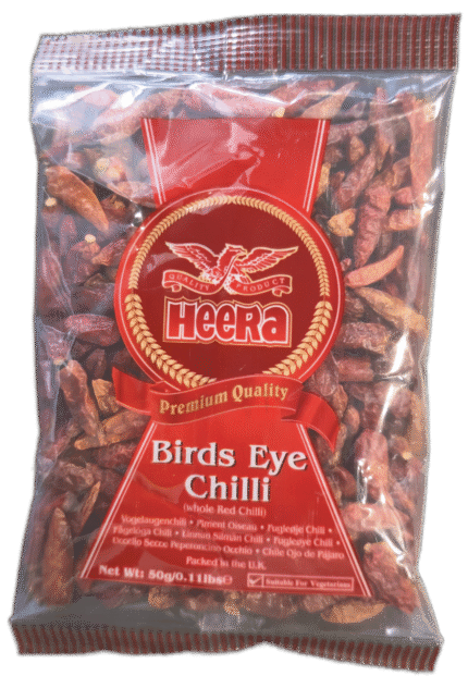 Bird eye chilli 50g